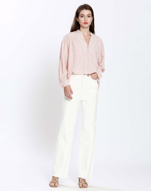 Top en Coton & Lin Alba rose