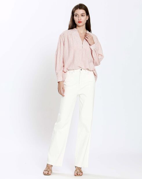 Top en Coton & Lin Alba rose