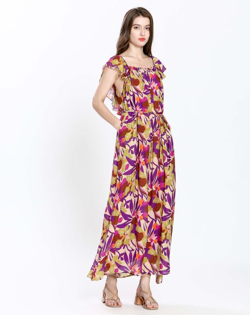 Violette jurk Amelie