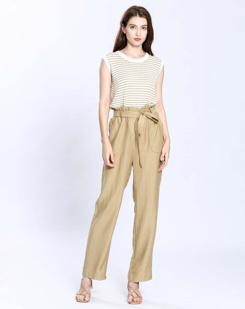 Pantalon Margaux beige