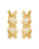 Boucles d'oreilles Butterfly dorées