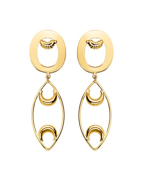 Boucles d'oreilles Galatée L dorées