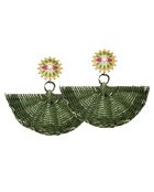 Boucles d'oreilles Cosmos M kaki