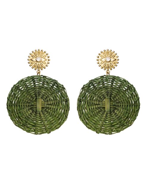 Boucles d'oreilles Cosmos S kaki