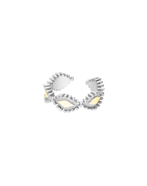 Bague Astres argenté/doré