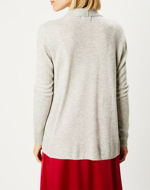 Gilet 100% Cachemire Malin gris
