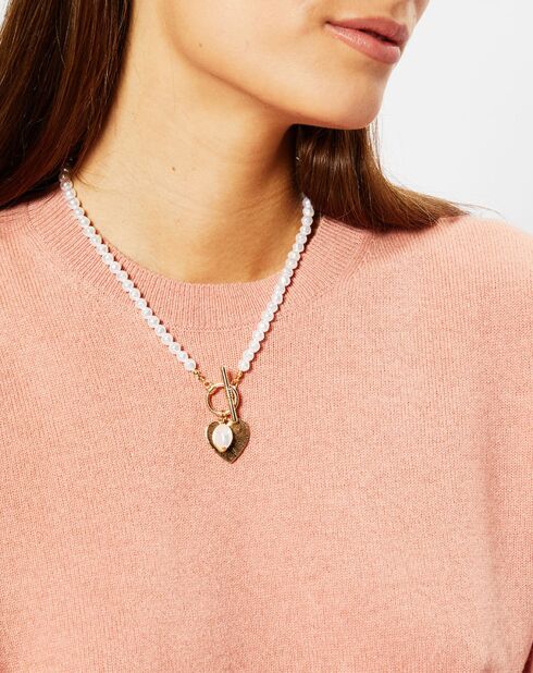 Pull 100% Cachemire Zabri col rond rose