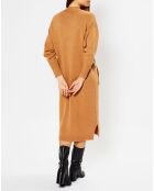 Gilet extra long en Laine & Cachemire Scene camel