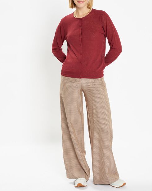 Cardigan  Saywho rouge foncé