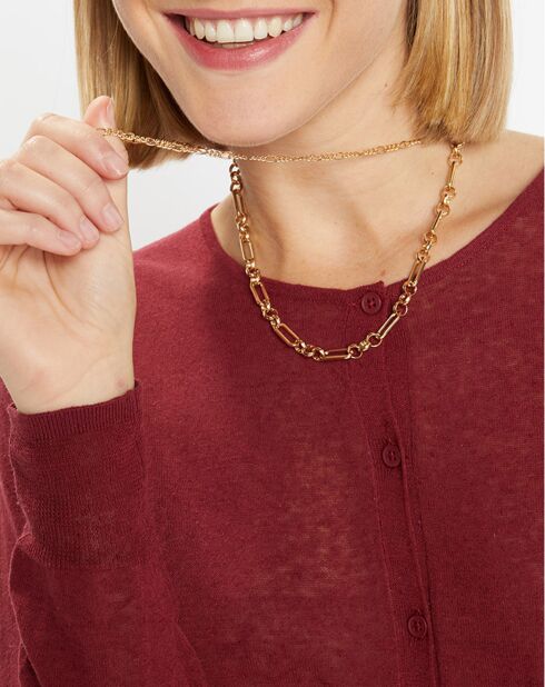 Cardigan  Saywho rouge foncé