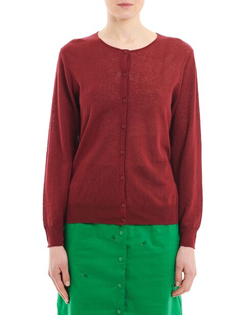 Cardigan  Saywho rouge foncé