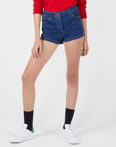 Pantalones cortos vaqueros azules Lucia