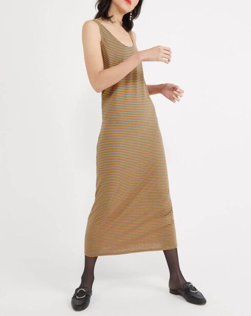 Robe en Lin Nat multicolore