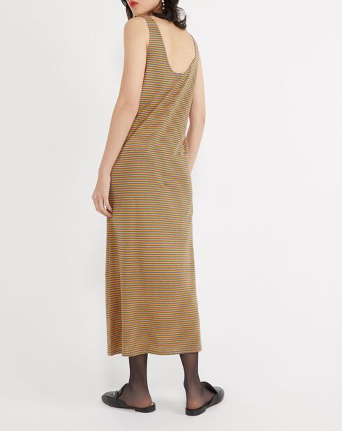 Robe en Lin Nat multicolore