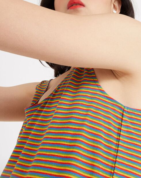 Robe en Lin Nat multicolore