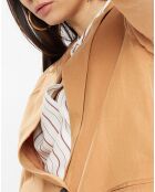 Veste blazer à teneur en Lin Luciole camel