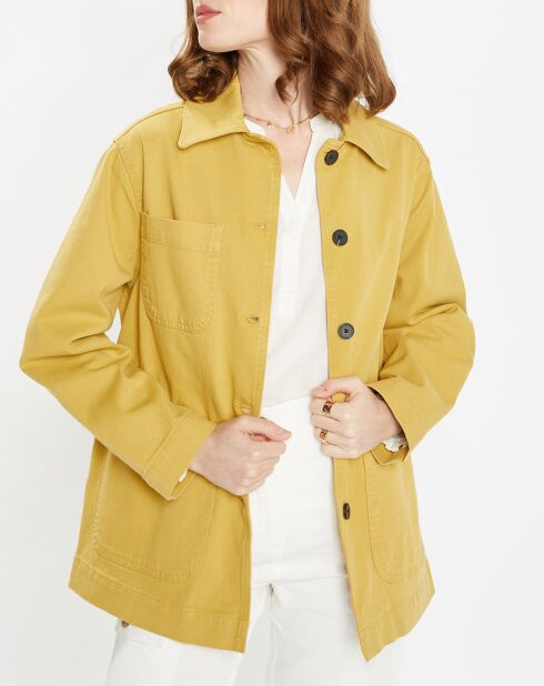 Veste en Twill Loom kaki clair