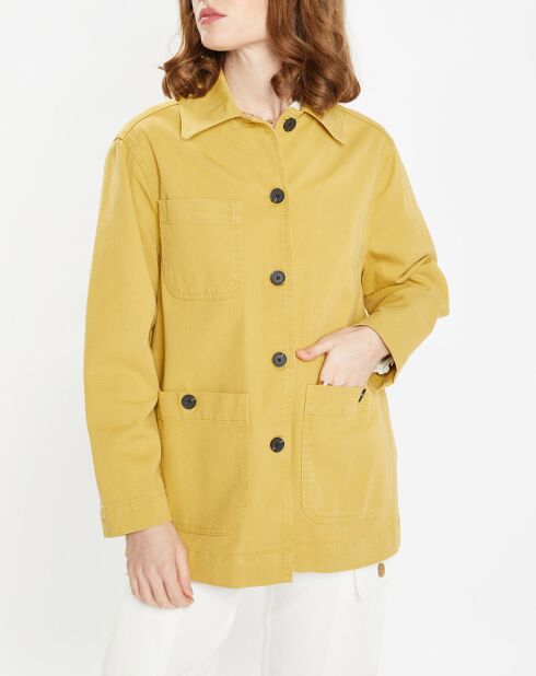 Veste en Twill Loom kaki clair