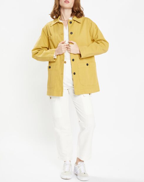 Veste en Twill Loom kaki clair