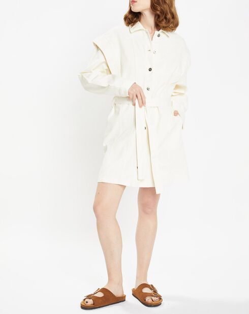 Robe en Denim Patti écrue