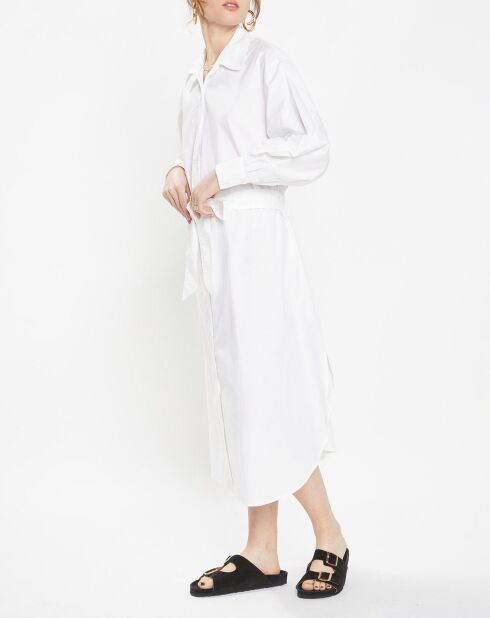 Robe en Coton popeline Bio Candide blanche
