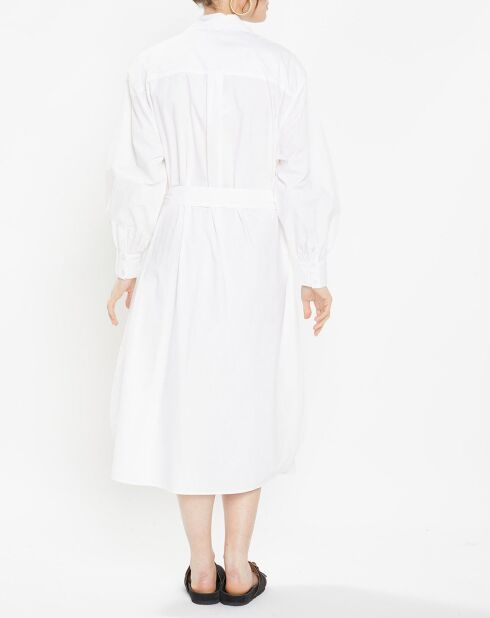 Robe en Coton popeline Bio Candide blanche
