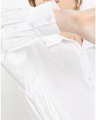 Robe en Coton popeline Bio Candide blanche