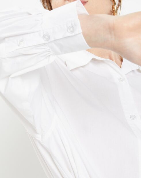 Robe en Coton popeline Bio Candide blanche