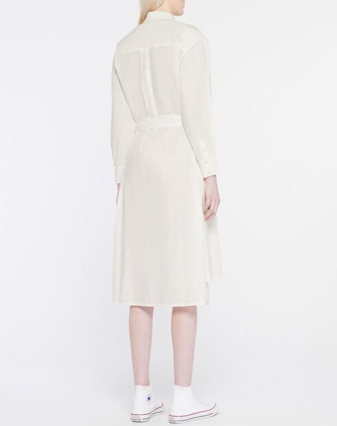 Robe en Coton popeline Bio Candide blanche