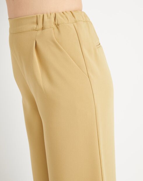 Pantalon large Pierrot Pol kaki clair