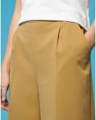 Pantalon large Pierrot Pol kaki clair