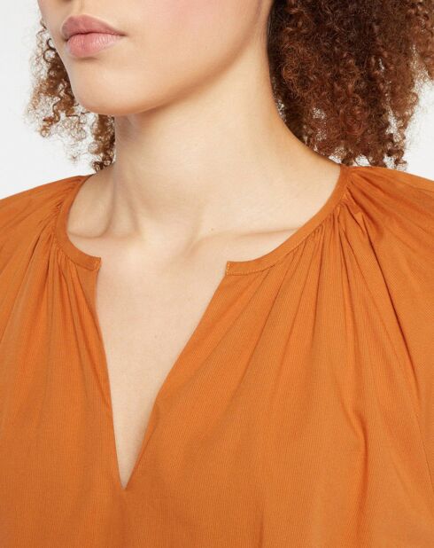 Dunkelorangenes Millie Kleid