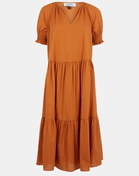 Dunkelorangenes Millie Kleid