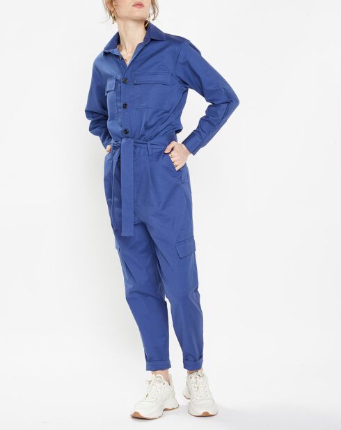 Combinaison en Coton & Lin Poca bleue