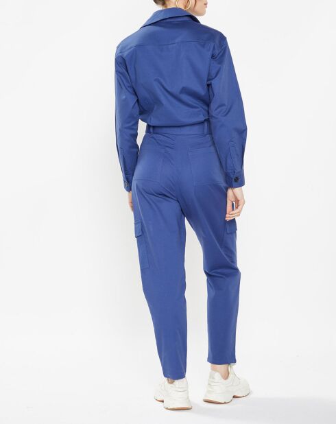 Combinaison en Coton & Lin Poca bleue