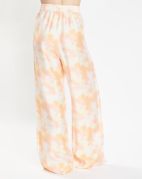 Pantalon Porto imprimé multicolore