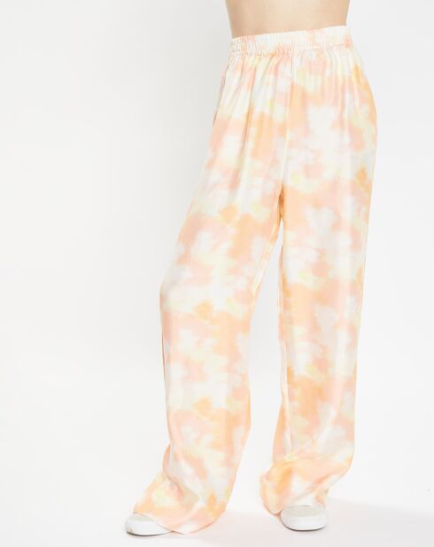 Pantaloni Porto stampati multicolor