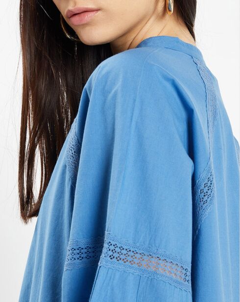 Top en Coton Bio Patmos bleu moyen