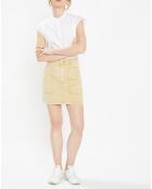 Jupe en Denim Puce kaki clair