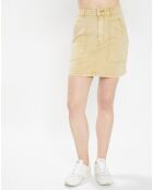 Jupe en Denim Puce kaki clair
