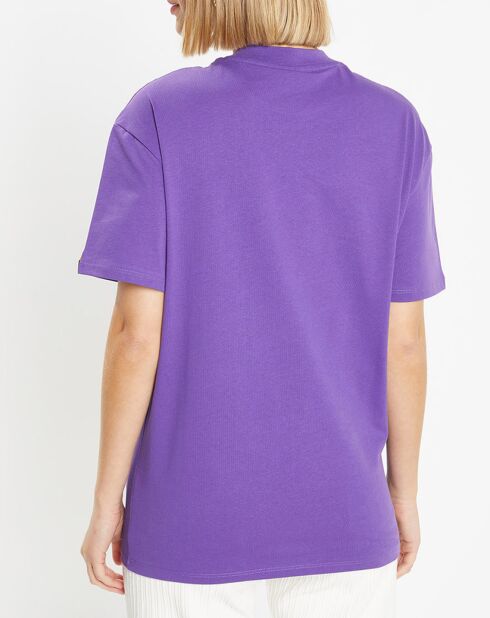 T-Shirt en Coton bio Smiley violet