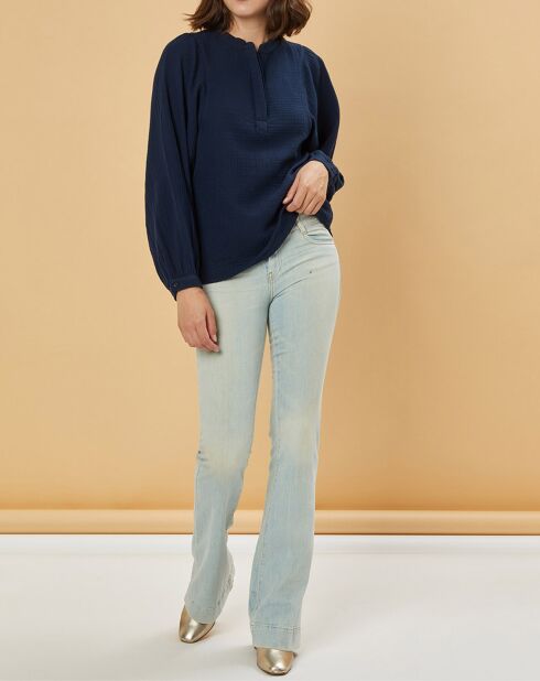 Jean flare Adriana bleu