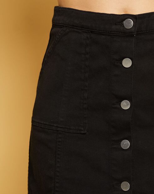 Jupe en jean Natural Amber noire