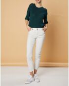 Pantalon slim en Velours Arizona new blanc craie