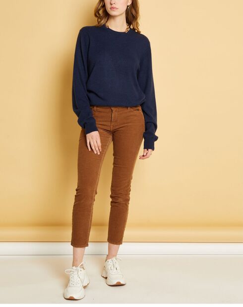 Pantalon slim en Velours côtelé Arizona toffee