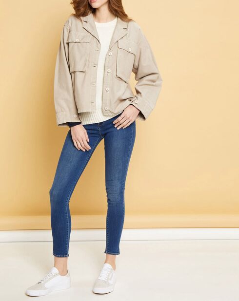 Veste Gabardine Ashley beige
