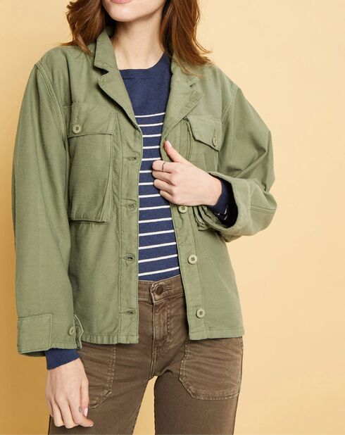 Veste Gabardine Ashley kaki clair