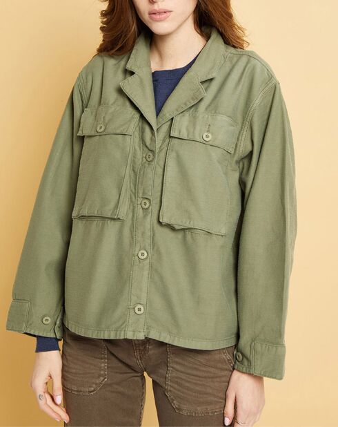 Veste Gabardine Ashley kaki clair