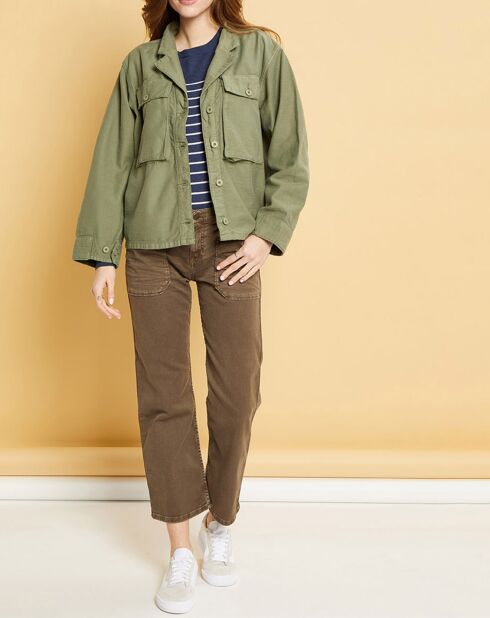 Veste Gabardine Ashley kaki clair