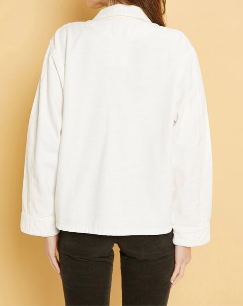 Veste Gabardine Ashley blanche